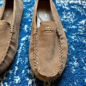 Coach Suede Driving Moccasin Slipper